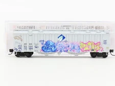N Micro-Trains MTL 09852100 ADMX Archer Daniels Midland 2-Bay Hopper w/ Graffiti