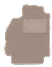 Fahrermatte Fußmatten Automatten Velours Beige für Renault Megane II 2002-2008