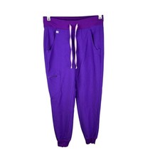 Figs Scrub Pants Womens XXS Zamora Jogger Purple Pant Medical