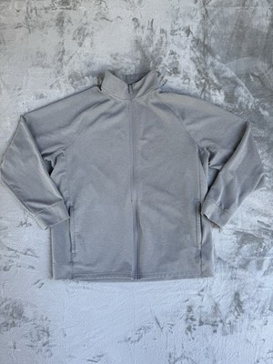 NEW Bench Urbanwear Men's XL Full Zip Quick-Dry Sweatshirt Gray