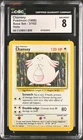 CGC 8 CHANSEY 3/102 HOLO BASE SET POKEMON NM/MINT