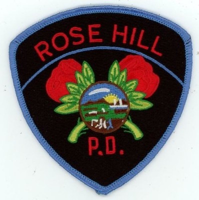 KANSAS KS ROSE HILL POICE NICE SHOULDER PATCH SHERIFF
