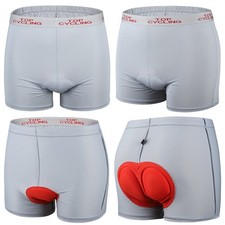 Men's Cycling Underwear Shorts 3D Padded Gel MTB Biking Shorts Breathable Design