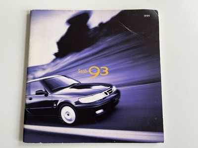 Saab 93 9-3 2.0 2.2 TiD Coupe Limousine Cabrio UK Prospekt 1998 für 1999