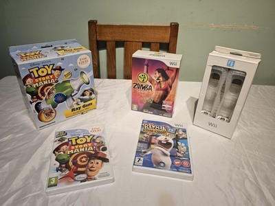 Nintendo Wii Neu Sealed Spiele & Zubehörpaket - Inkl. Motion Plus Toy Story