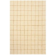 Grid Classic Hand-Tufted Wool Area Rug - Geometric Design Area Rug Carpet.