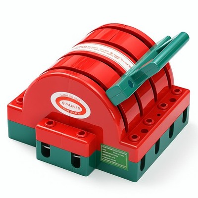 Disconnect Knife Switch 380V 100A 4 Pole Double Power Disconnect SwitchOrange