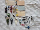 Vintage G I Joe Lot Figures Parts Accessories Weapons Cards
