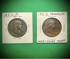 1952 Franklin Half Dollar Lot – Pure Melt Value - 90% Silver –junk