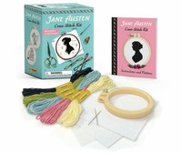 Jane Austen Cross-Stitch Kit, Sosae Caetano
