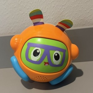 Fisher Price Franky Bright Beats Orange Spin & Crawl Tumble Ball Lights Music