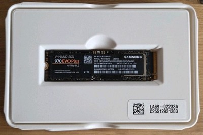 SAMSUNG - MZ-V7S2T0BW - SSD 970 EVO Plus - NVMe M.2 SSD - SMART: Gut