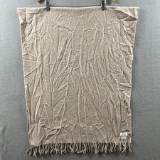 Acne Studios Scarf Oversized 100 Virgin Wool Oatmeal Fringe Made In Italy EUC