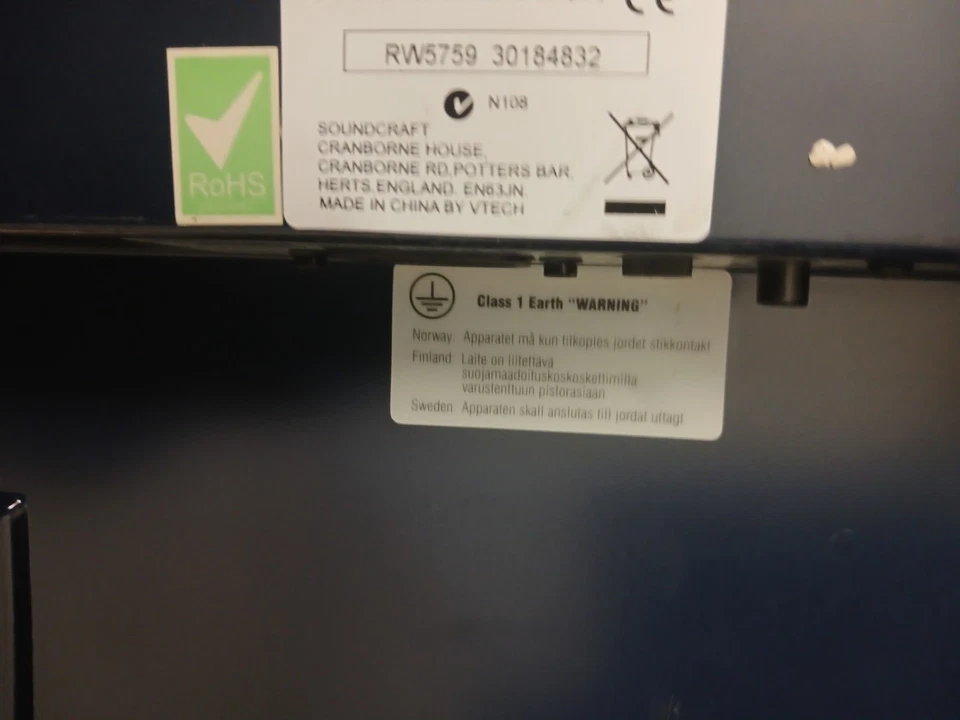 Soundcraft EFX12 12 Mono + 2 Stereo Ch Mixer w/ Lexicon Effects FX PROAUDIOSTAR - Image 4 of 4