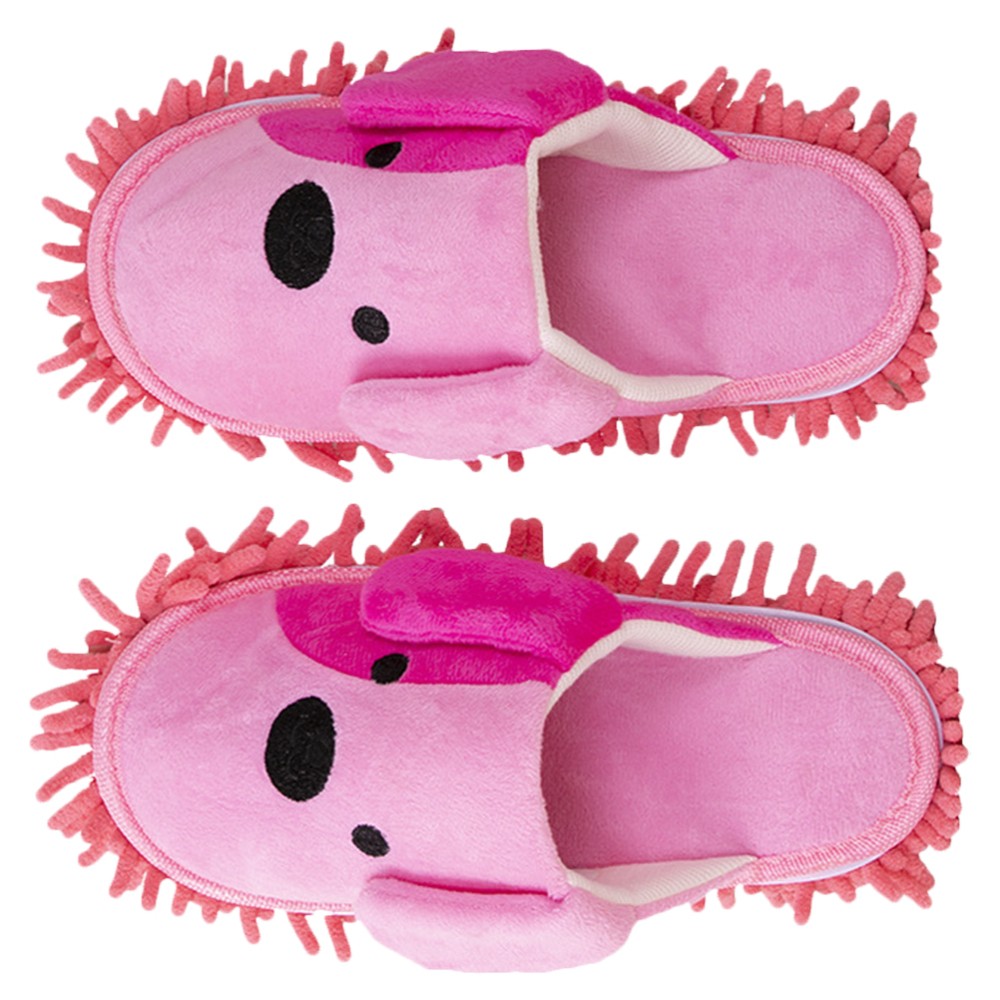 APL Pantofole Per Pulire Pavimenti Donna Riutilizzabili Mop Pantofole Per Casa