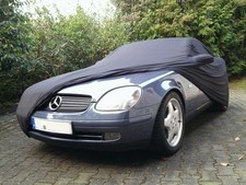 Vollgarage Mikrokontur Schwarz mit Spiegeltaschen für Mercedes SLK R170 Vollgarage Mikrokontur Schwarz mit Spiegeltaschen für Mercedes SLK R170
