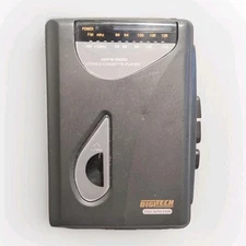 Vintage Digitech AM FM Stereo Radio Cassette Player  ATC -929 Untested/Parts