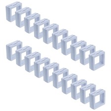 Coshar 20PCS 3D Floating Frame Coin Display Case, Clear PE Jewelry Storage Bo...