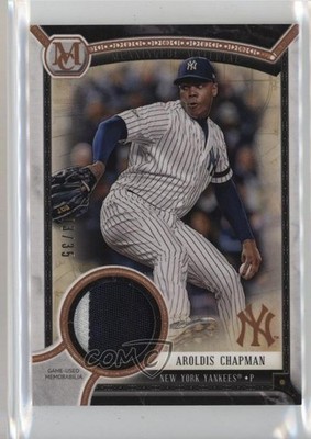 2018 Topps Museum Collection Copper /35 Aroldis Chapman #MMR-AC Patch 1g37