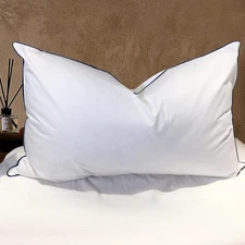 Navy King Pillow Feather Down Hotel My King Pillow Bed Goose Pillows Alternat...