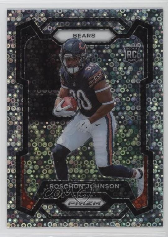 2023 Panini Prizm Rookies No Huddle Prizm Roschon Johnson #314 1c3k