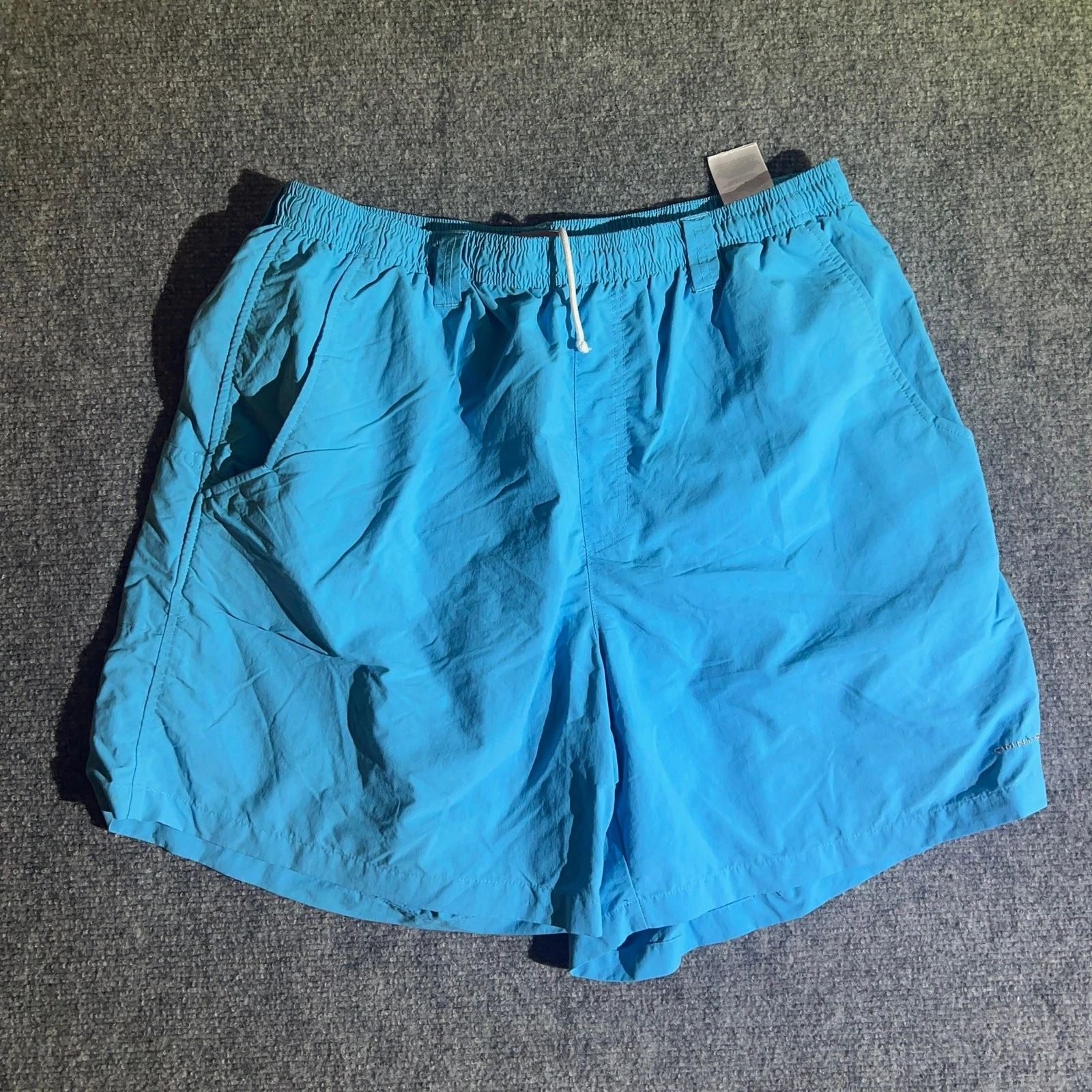Columbia PFG Swim Trunks Mens Large Blue Fishing Shorts Mesh Lined