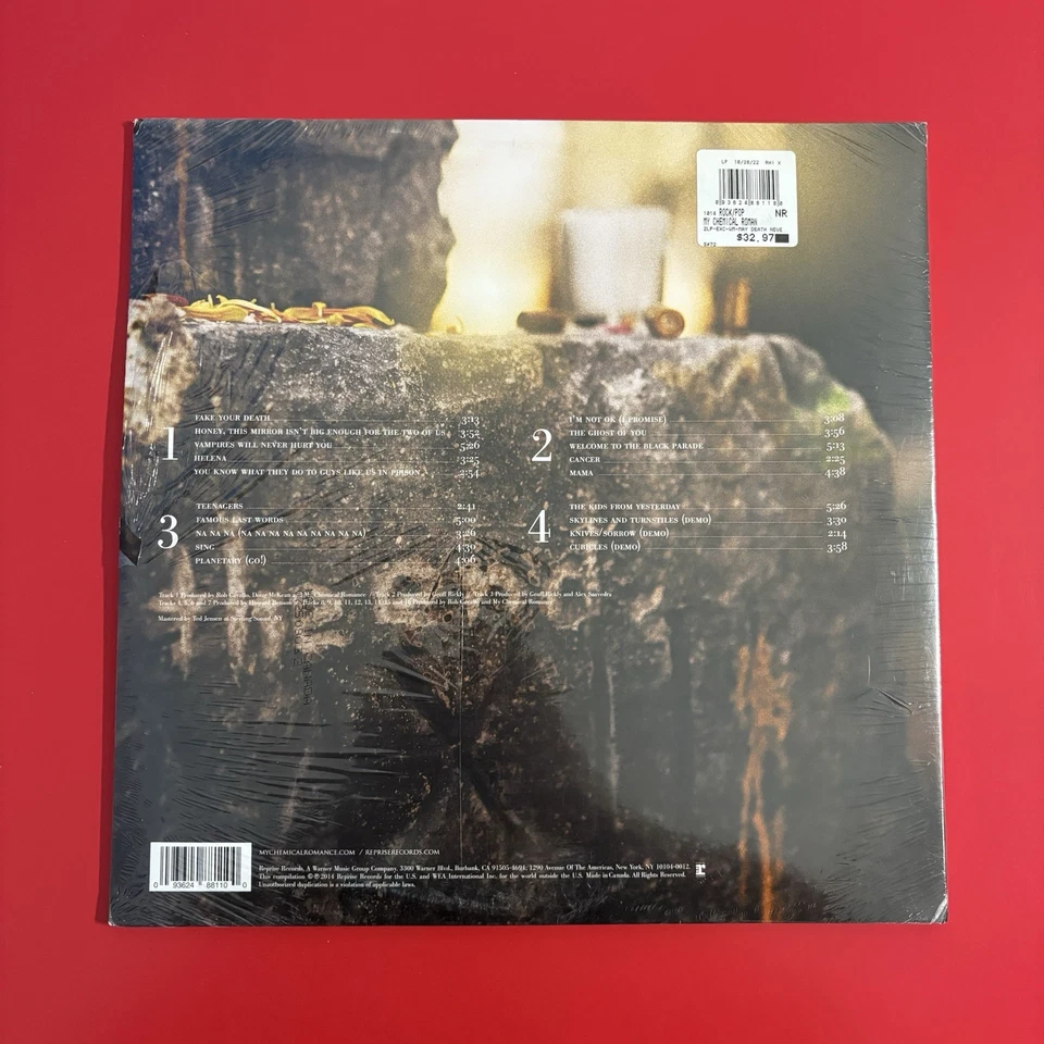 My Chemical Romance- May Death Never Stop You - Green Vinyl- New FREE SHIPPING - Image 2 of 4