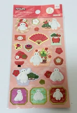 DAISO　Disney　Baymax　Design Stickers, New Year CF