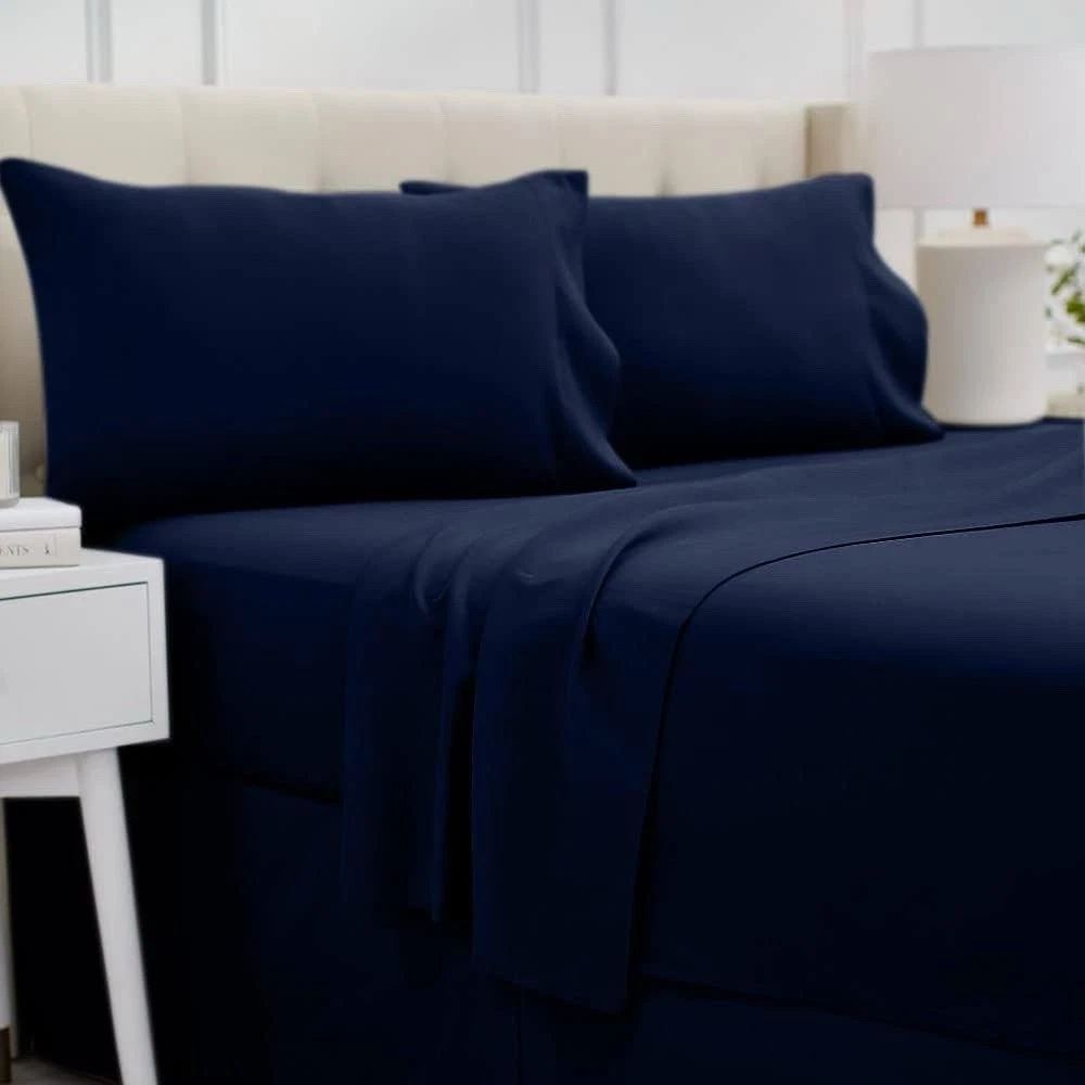 King Bed Sheet Set, Soft Microfiber Hotel Luxury 3