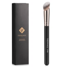 under Eye Concealer Brush, Angled Contour Brush Synthetic Kabuki Brush for Conce