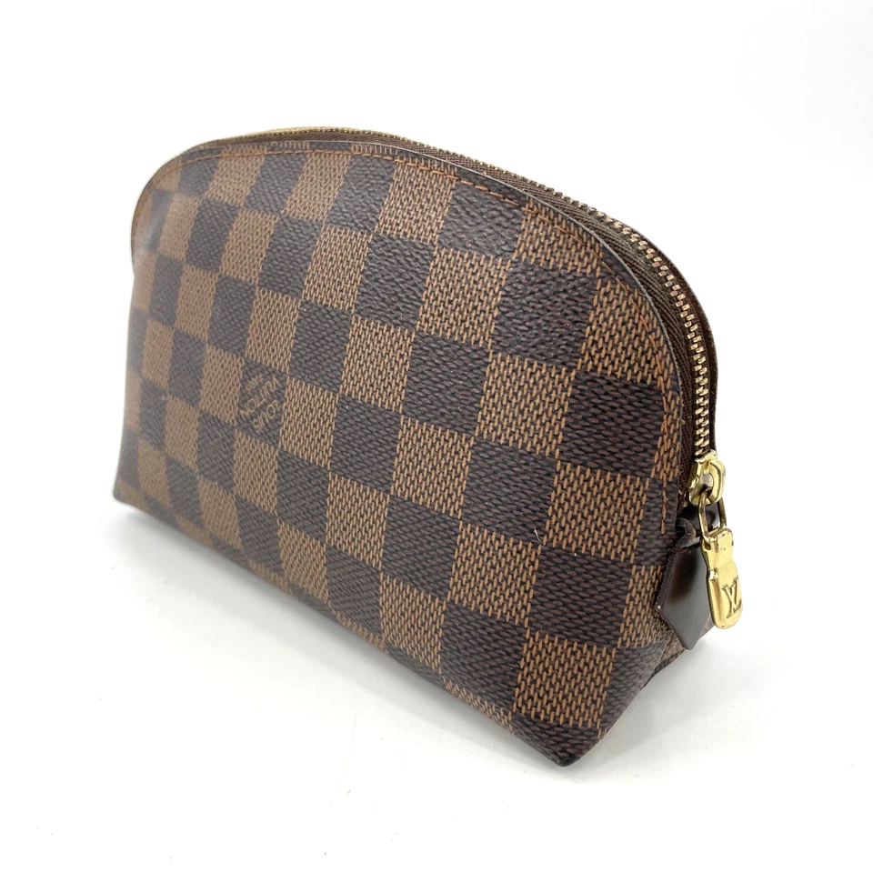 Auth LOUIS VUITTON Damier Ebene Pochette Cosmetic pouch N47516 Made in Spain - Image 2 of 4