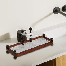 Electric Toothbrush Holder Toothpaste Organizer for Dormitory Hotel Counter