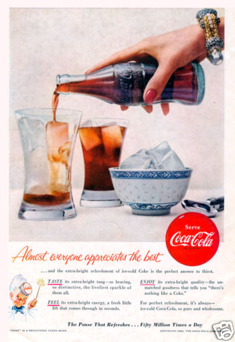 COCA-COLA-ghiaccio-bicchieri-coke-sete-tappo-drink - Picture 1 of 1