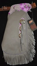 Custom Made Leather Kid's Chinks/Purple Kid's Chaps/Quick Ship Made in USA