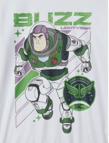 Disney Pixar Buzz Lightyear Boys 2pc Pajama Set Size 4/5 NWT - Picture 2 of 2