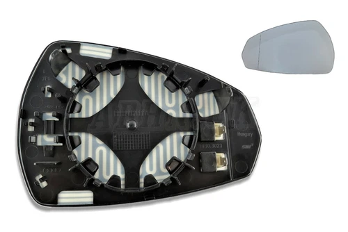 Fits Audi A3 8V (12-20) Left Side Standard Heated Door Mirror Glass 8V0857535E