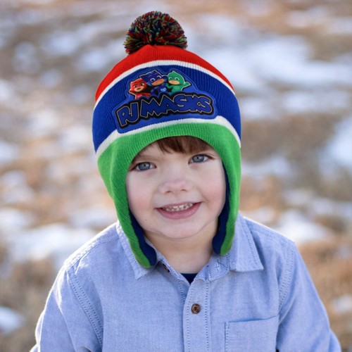 E-One Toddler Winter Hat and Kids Mitten or glove Set, PJ Masks Beanie Age 2-7 - Picture 34 of 39
