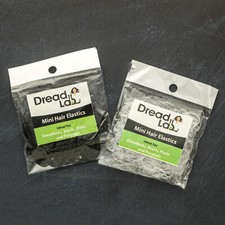DreadLab - 200 Pieces Mini Elastic Elastic Hair - For Braids/Trains / Braids