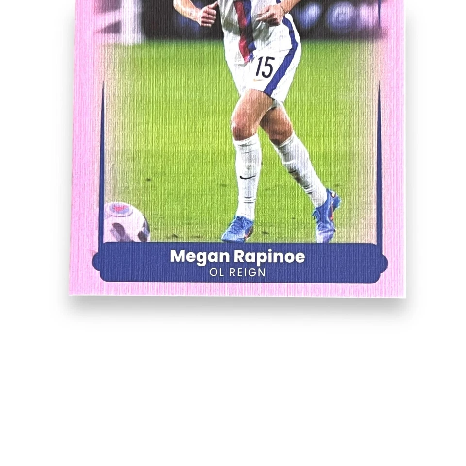 2022 PARKSIDE NWSL PARAMOUNT Megan Rapinoe Pink 192/225 OL Reign - Image 2 of 4