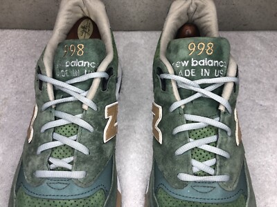 J.Crew X New Balance 998 Greenback Mens Limited Edition Shoes