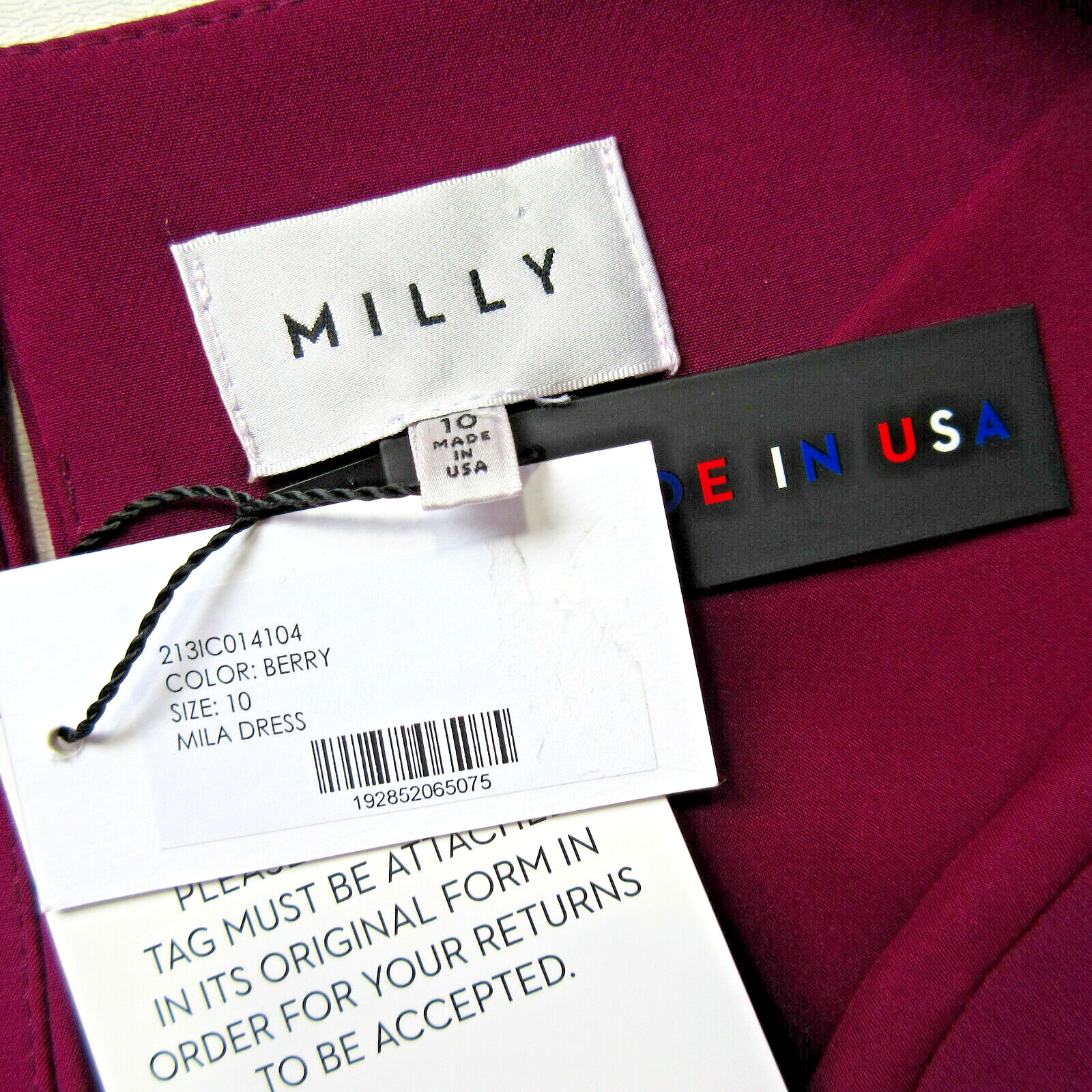 MILLY+Mila+in+Berry+Italian+Cady+Butterfly+Sleeve+Sheath+Dress+10 for sale  online | eBay