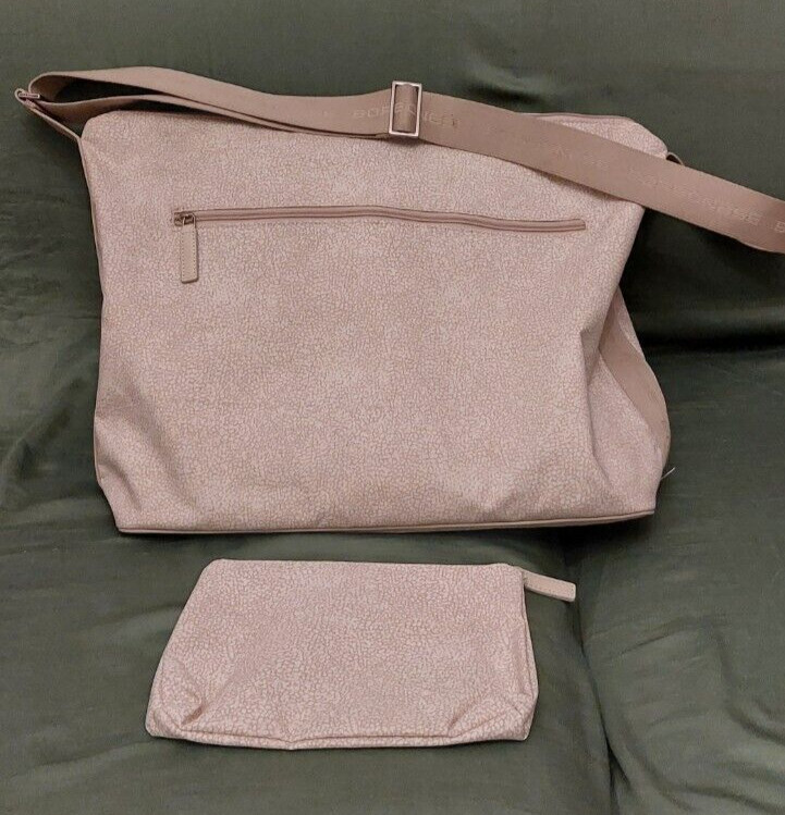 Borsa Borbonese A Tracolla bianco elegante