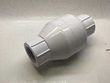 LEGEND 1" PVC In-Line Check Valve (FNPT x FNPT) - 1/2 lb Stainless Spring -