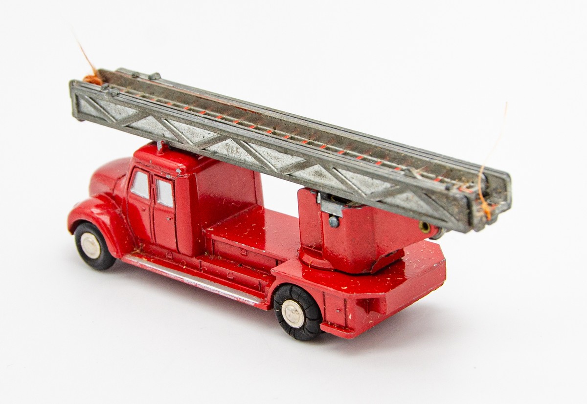 Vintage 1950s Schuco Piccolo Diecast Fire Engine 1/90 Scale w