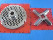 COMBO #32 x 3/16" (4.5 mm) holes & Heavy Duty Knife & Plate meat grinder Hobart