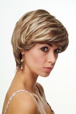 Damen Kurzhaarperücke – Blonde Gewellte Synthetik-Perücke, 11 Cm, Für Alltag & Cosplay