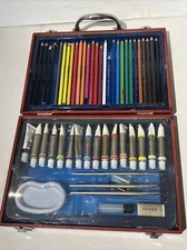 Loew Cornell Watercolor Pencils Paint  Set 54 Pieces Art And Craft Supplies New