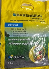 ENGRAIS POUR TAPIS D'HERBE, PLANTES DE JARDIN, POTAGER BARENBRUG UNIVERSEL 5 KG