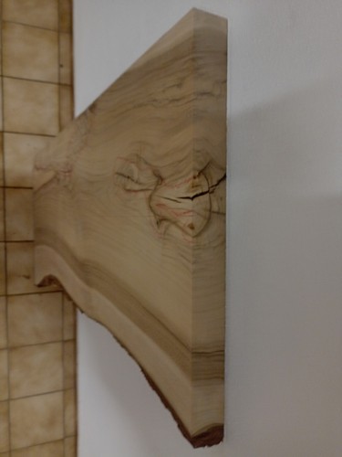 1x Nussbaum Bohle Brett Baumkante Epoxid Holz Riss Tischplatte Walnuss Waschtisc - Bild 8 von 11