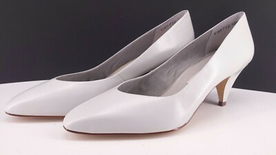 FootWorks Ladies Light Grey Faux Leather Size 10